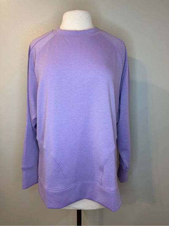 zenana Tops - Zenana Lavender Crewneck Sweatshirt